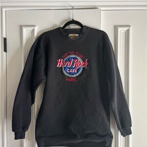Hard Rock pairs Cafe Black Sweater